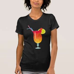 T-shirt Poinçon tropical glacial de rhum