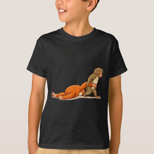 T-shirt Poing de bébé singe (Devant)