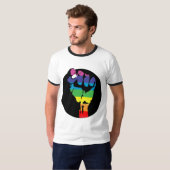 T-shirt poing de fierté (Devant entier)