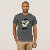 T-shirt Poing de fierté agender (Devant entier)