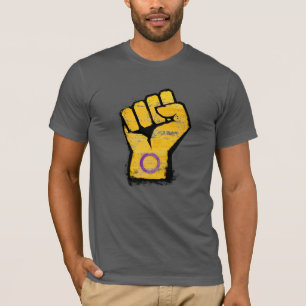 T-shirt Poing de fierté intersexe