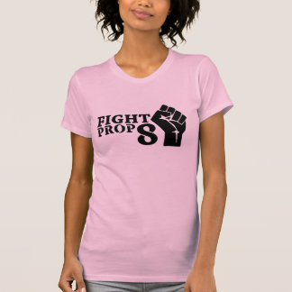 T-shirt Poing de l'appui vertical 8 du combat des femmes