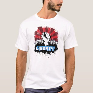 T-shirt Poing de liberté avec le logo