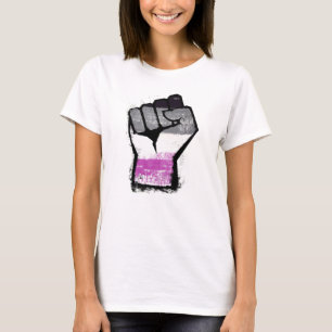 T-shirt Poing de protestation asexué