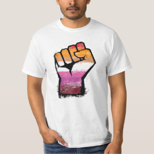 T-shirt Poing de protestation lesbienne