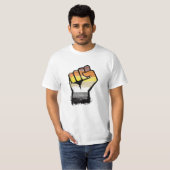T-shirt Poing de protestation ours (Devant entier)