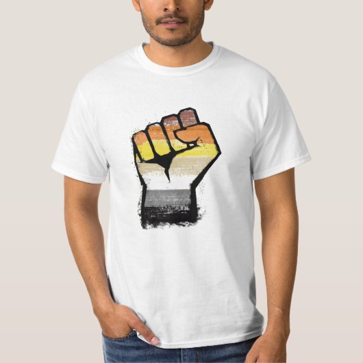 T-shirt Poing de protestation ours (Devant)