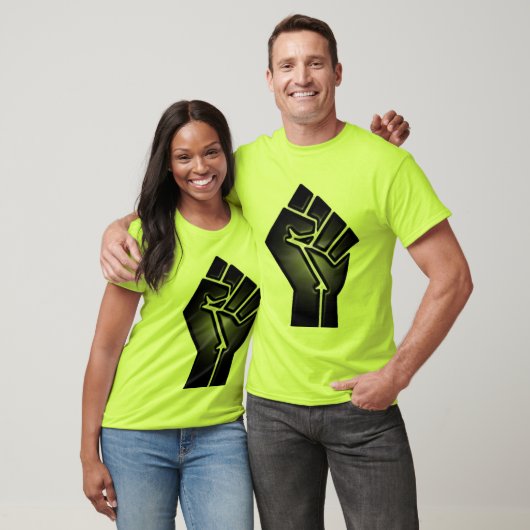 T-shirt Poing de puissance noire (Unisexe)