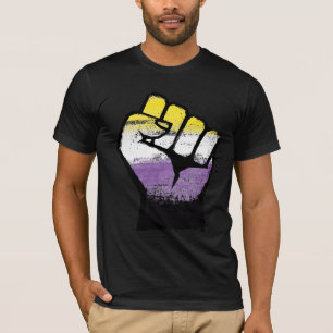 T-shirt Poing de résistance non binaire