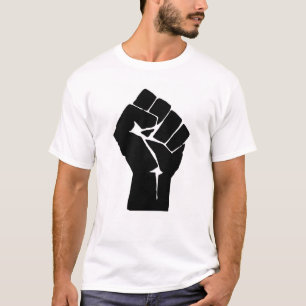 T-shirt Poing, Rebelle, Émeute, Résistance, Style Communis
