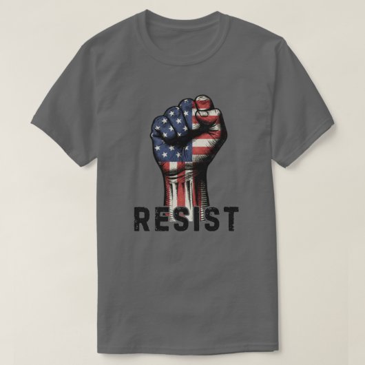 T-shirt Poing Résister (Design devant)