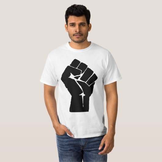T-shirt Poing serré augmenté (Devant entier)