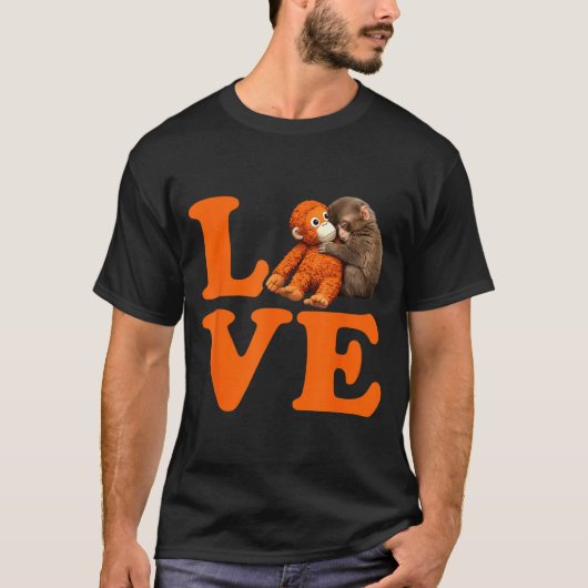 T-shirt Poing singe mignon (Devant)