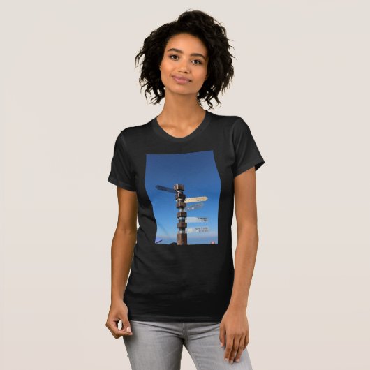 T-shirt Point Afrique du Sud de cap (Devant entier)