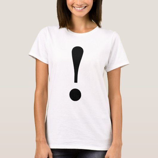 T-shirt Point d'exclamation (Devant)