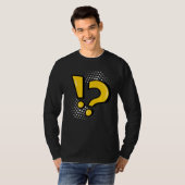 T-shirt Point d'exclamation Point d'interrogation Marque d (Devant entier)
