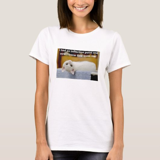 T-shirt Point d'inflexion (lumière) (Devant)
