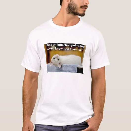 T-shirt Point d'inflexion (lumière) (Devant)