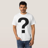 T-SHIRT POINT D'INTERROGATION (Devant entier)