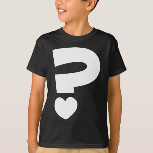 T-shirt Point d'interrogation (Devant)