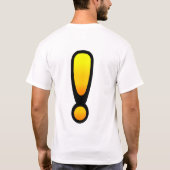 T-shirt Point d'interrogation et marque d'exclamation (Dos)