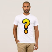 T-shirt Point d'interrogation et marque d'exclamation (Devant entier)
