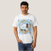 T-shirt Point Judith Lighthouse (Devant entier)