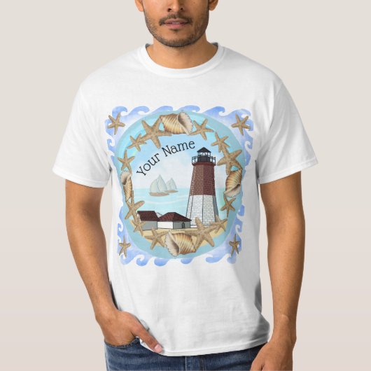 T-shirt Point Judith Lighthouse (Devant)