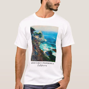T-shirt Point Lobos Monterey Peninsula Californie Mer