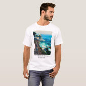 T-shirt Point Lobos Monterey Peninsula Californie Mer (Devant entier)