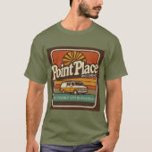 T-shirt Point Place Wisconsin (Devant)