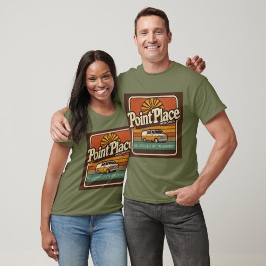 T-shirt Point Place Wisconsin (Unisexe)