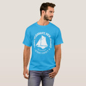 T-shirt Point Pleasant NJ (sloop) (Devant entier)