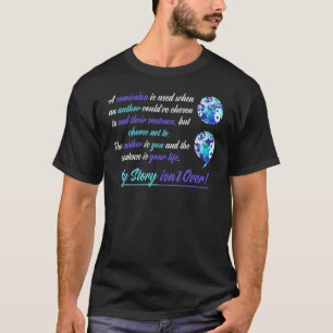 T-shirt Point-virgule Dépression Sensibilisation Santé men