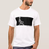 T-shirt pointage de bandes (Devant)
