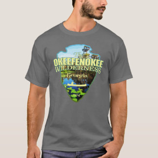 T-shirt Pointe de flèche de la zone sauvage d'Okefenokee