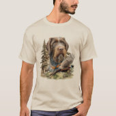 T-shirt Pointer à poil dur allemand (Devant)