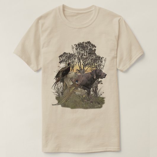 T-shirt Pointer allemand à poil court (Design devant)