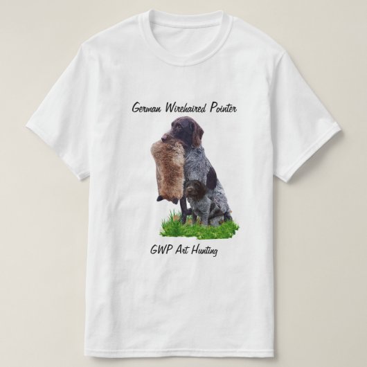 T-Shirt Pointer Allemand à Poil Dur (Design devant)
