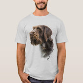 T-shirt Pointer allemand à poil dur (Devant)