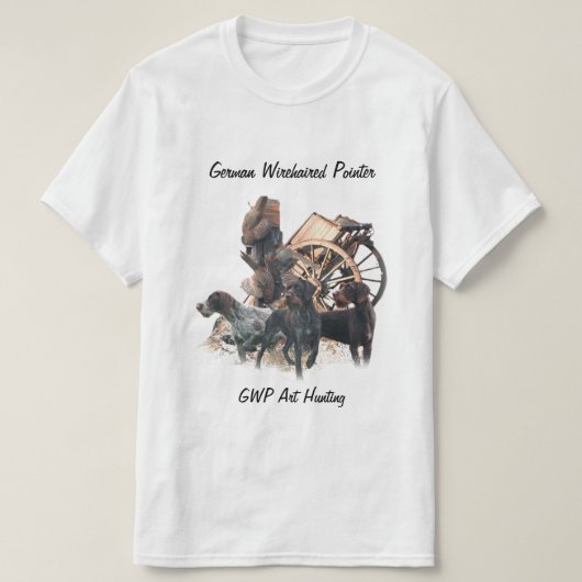 T-Shirt Pointer Allemand à Poil Dur (Design devant)