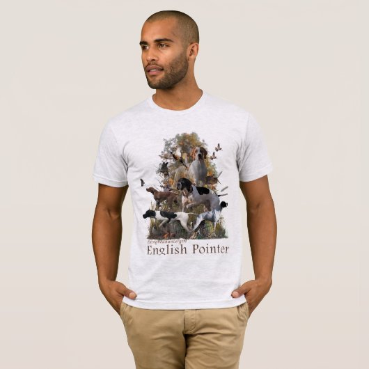 T-shirt Pointer Throw Oreiller Box (Devant entier)