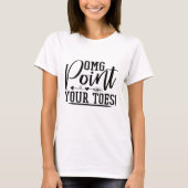 T-shirt pointer vos orteils (Devant)