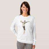 T-shirt Pointes de lanterne verte (Devant entier)