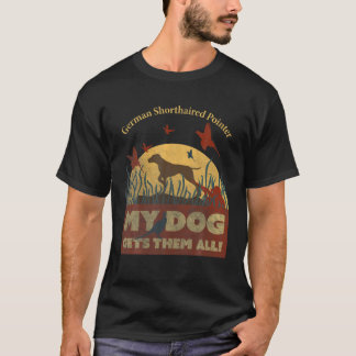 T-shirt Pointeur à poils courts allemand