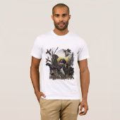 T-shirt Pointeur à poils courts allemand (Devant entier)