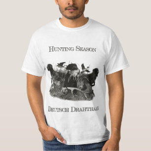 T-shirt Pointeur À poils durs allemand