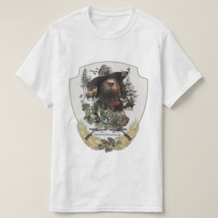 T-shirt pointeur À poils durs allemand
