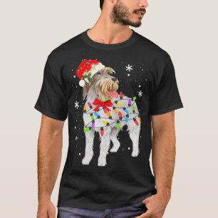 T-shirt Pointeur à poils durs Griffon Chien Noël Noël Noël