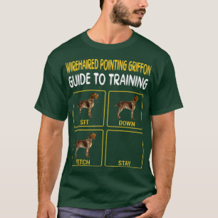 T-shirt Pointeur à poils durs Griffon Guide De Formation